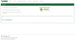 Desktop Screenshot of gstestingllc.com